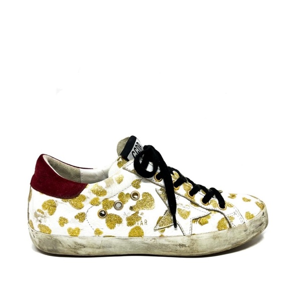 GOLDEN GOOSE
Women's White and Gold Sneakers - Picture 1 of 6